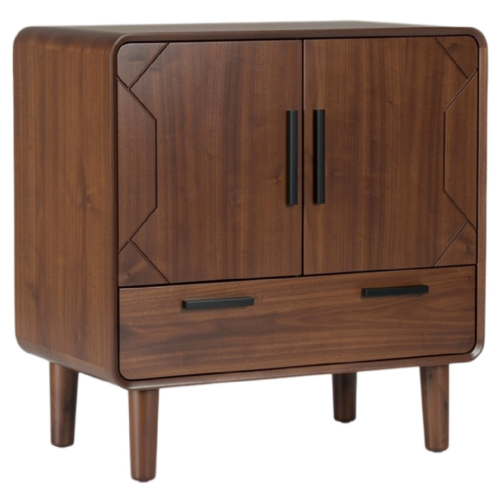 **Technische titel in het Nederlands: Modulaire houten kast met lade en deuren**